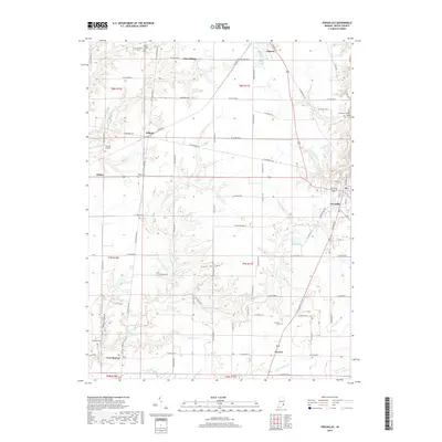 2019 Map of Versailles, 2019 Print
