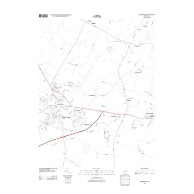2013 Map of Versailles, 2013 Print