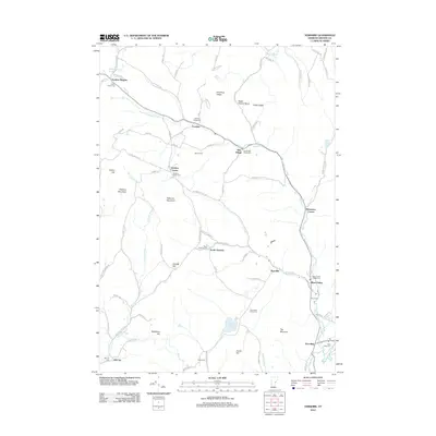 2012 Map of Vershire, 2012 Print