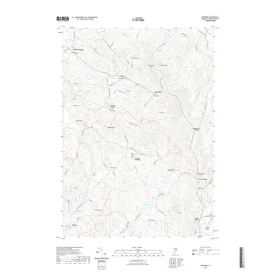 2021 Map of Vershire, 2021 Print