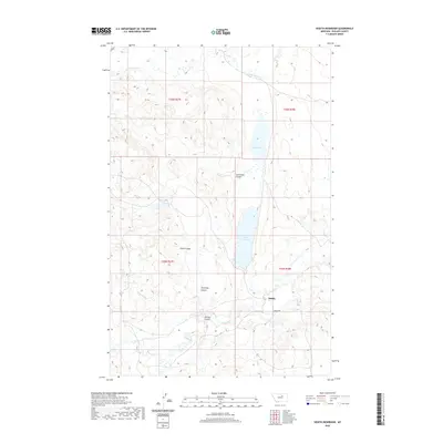 2020 Map of Veseth Reservoir, 2020 Print