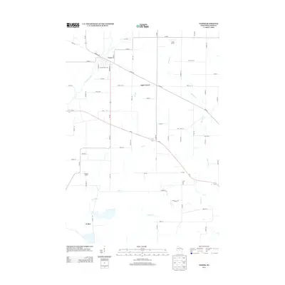 2013 Map of Vesper, 2013 Print
