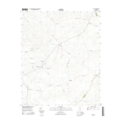 2014 Map of Vesta, 2014 Print