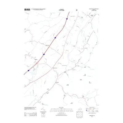 2013 Map of Vesuvius, 2013 Print