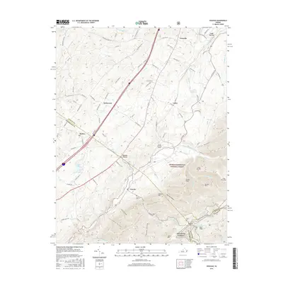 2016 Map of Vesuvius, 2016 Print