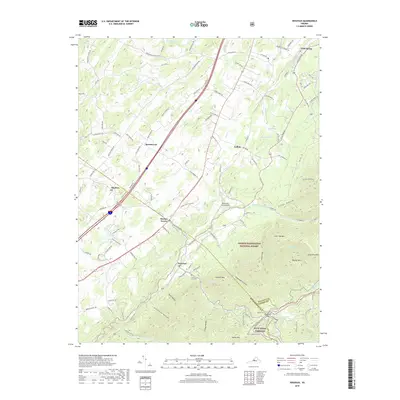 2019 Map of Vesuvius, 2019 Print