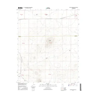 2017 Map of Veteado Mountain, 2017 Print