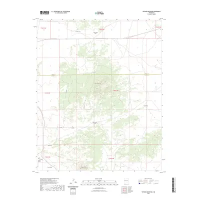 2023 Map of Veteado Mountain, 2023 Print