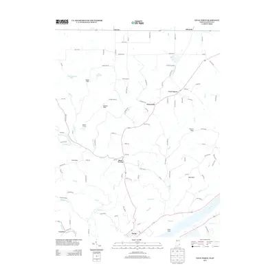 2013 Map of Vevay North, 2013 Print