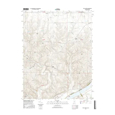 2016 Map of Vevay North, 2016 Print