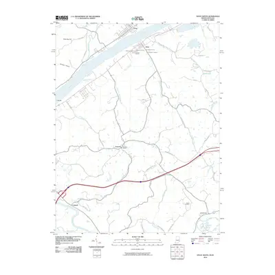 2010 Map of Vevay South, 2010 Print