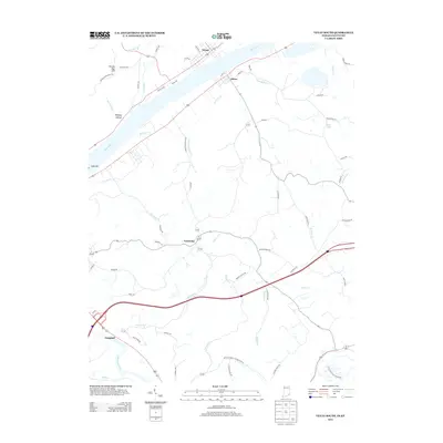 2013 Map of Vevay South, 2013 Print