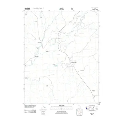 2011 Map of Veyo, 2011 Print