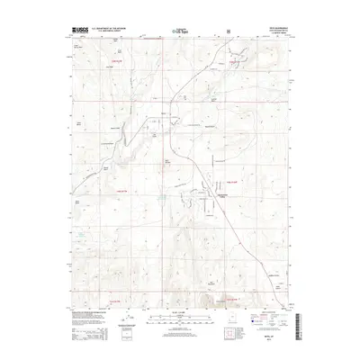 2014 Map of Veyo, 2014 Print
