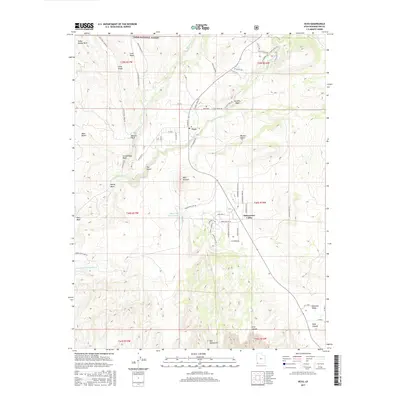 2017 Map of Veyo, 2017 Print