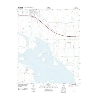 2012 Map of Vian, 2012 Print