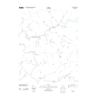 2013 Map of Vicco, 2013 Print