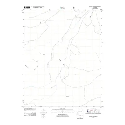 2011 Map of Vicente Canyon, 2011 Print