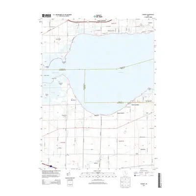 2013 Map of Vickery, 2013 Print