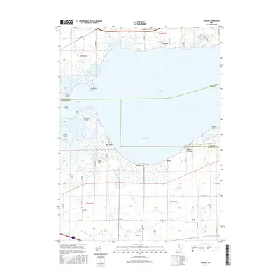 2016 Map of Vickery, 2016 Print