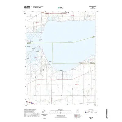 2019 Map of Vickery, 2019 Print