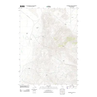 2011 Map of Vicksburg Canyon, 2011 Print