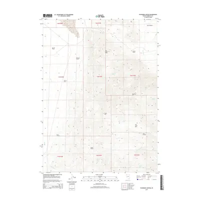 2015 Map of Vicksburg Canyon, 2015 Print
