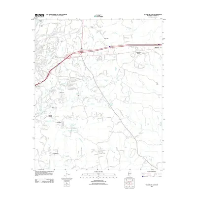 2012 Map of Vicksburg East, 2012 Print