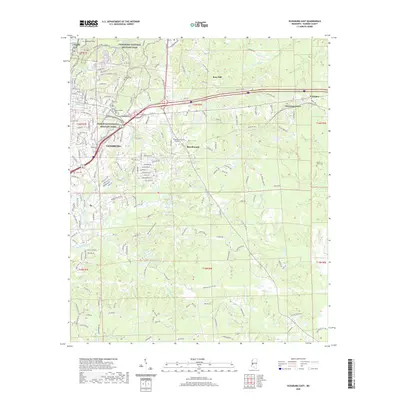 2020 Map of Vicksburg East, 2020 Print
