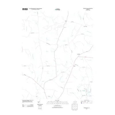 2013 Map of Vicksville, 2013 Print