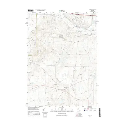 2016 Map of Victor, 2016 Print