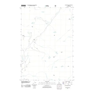 2011 Map of Victor Peak, 2011 Print