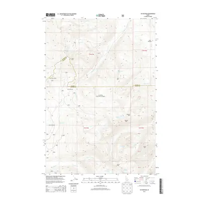 2013 Map of Victor Peak, 2013 Print