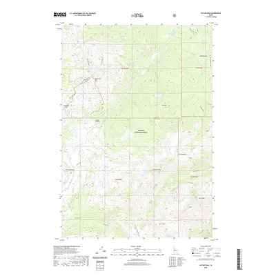 2020 Map of Victor Peak, 2020 Print