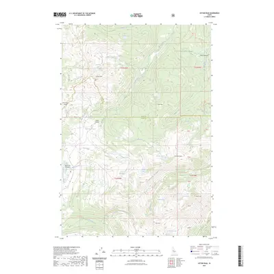 2023 Map of Victor Peak, 2023 Print