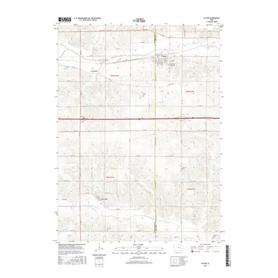 2015 Map of Victor, 2015 Print