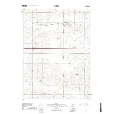 2018 Map of Victor, 2018 Print