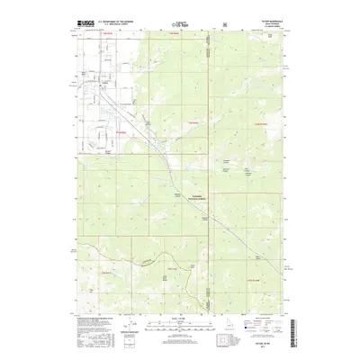 2017 Map of Victor, 2017 Print