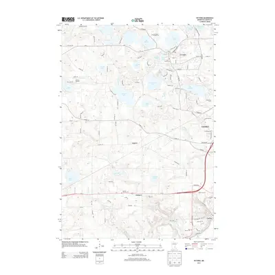 2013 Map of Victoria, 2013 Print