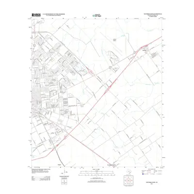 2013 Map of Victoria East, 2013 Print