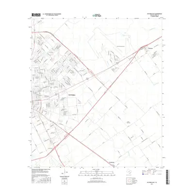 2016 Map of Victoria East, 2016 Print