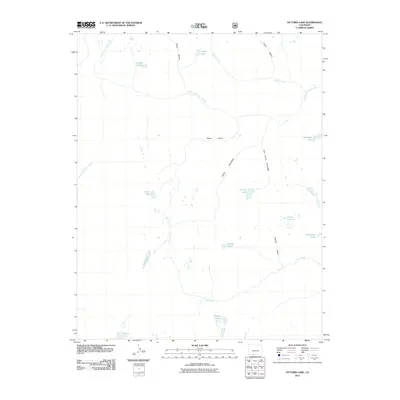 2011 Map of Victoria Lake, 2011 Print