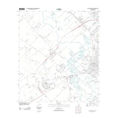 2013 Map of Victoria West, 2013 Print