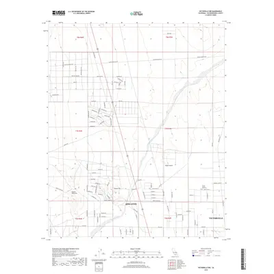 2018 Map of Victorville NW, 2018 Print