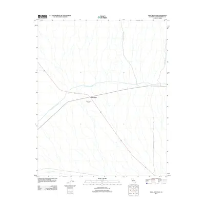 2012 Map of Vidal Junction, 2012 Print