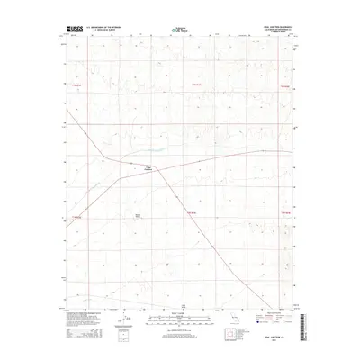2015 Map of Vidal Junction, 2015 Print