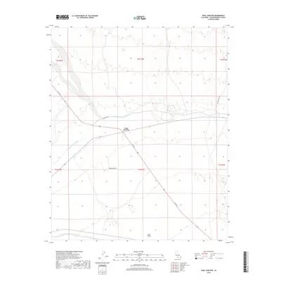 2018 Map of Vidal Junction, 2018 Print