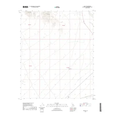 2018 Map of Vidal NW, 2018 Print