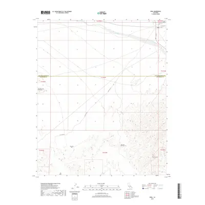 2018 Map of Vidal, 2018 Print