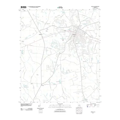 2011 Map of Vidalia, 2011 Print